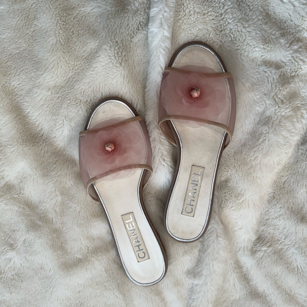 Chanel Pink Sandals